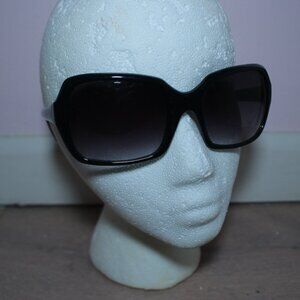 Calvin Klein R539S Oversized Square Black Acetate Sunglasses